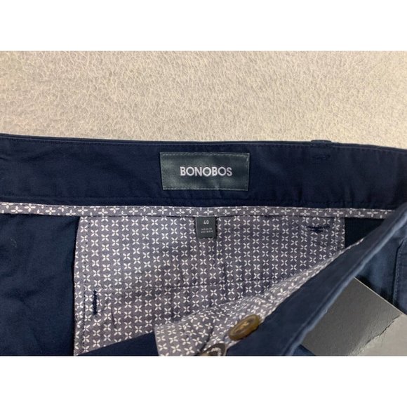 NWT Bonobos 9" Classic Cotton Chino Shorts (Men's Size 40) Blue - Picture 5 of 14